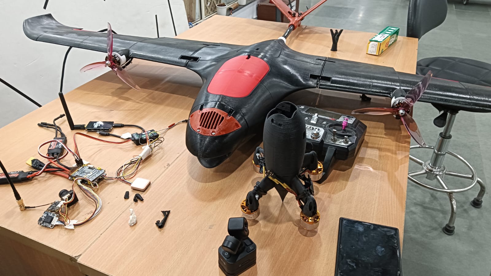 AUTONOMOUS MOTHERSHIP-CHILD UAV