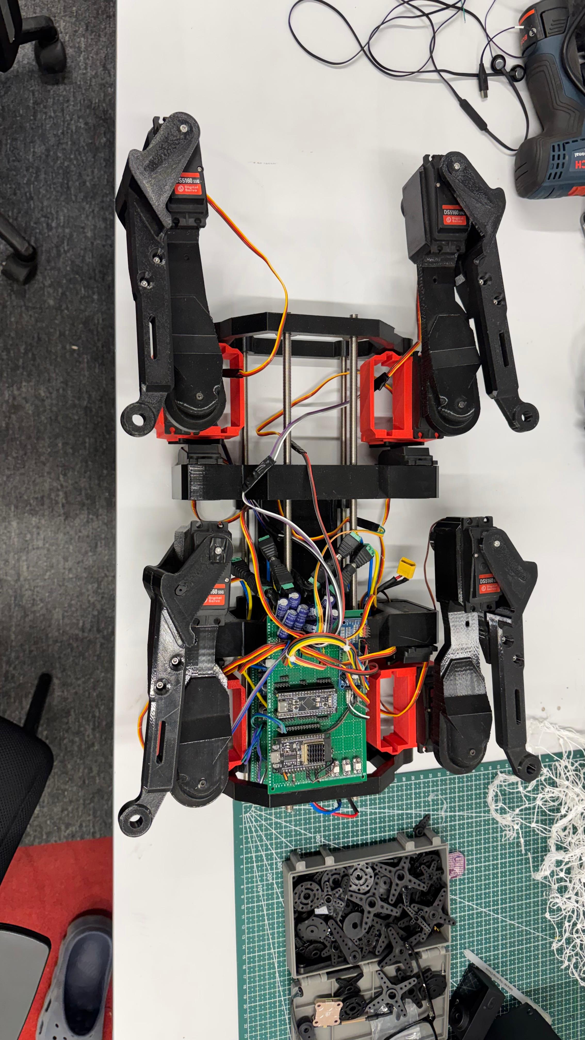 12-DoF Quadruped Robot Software