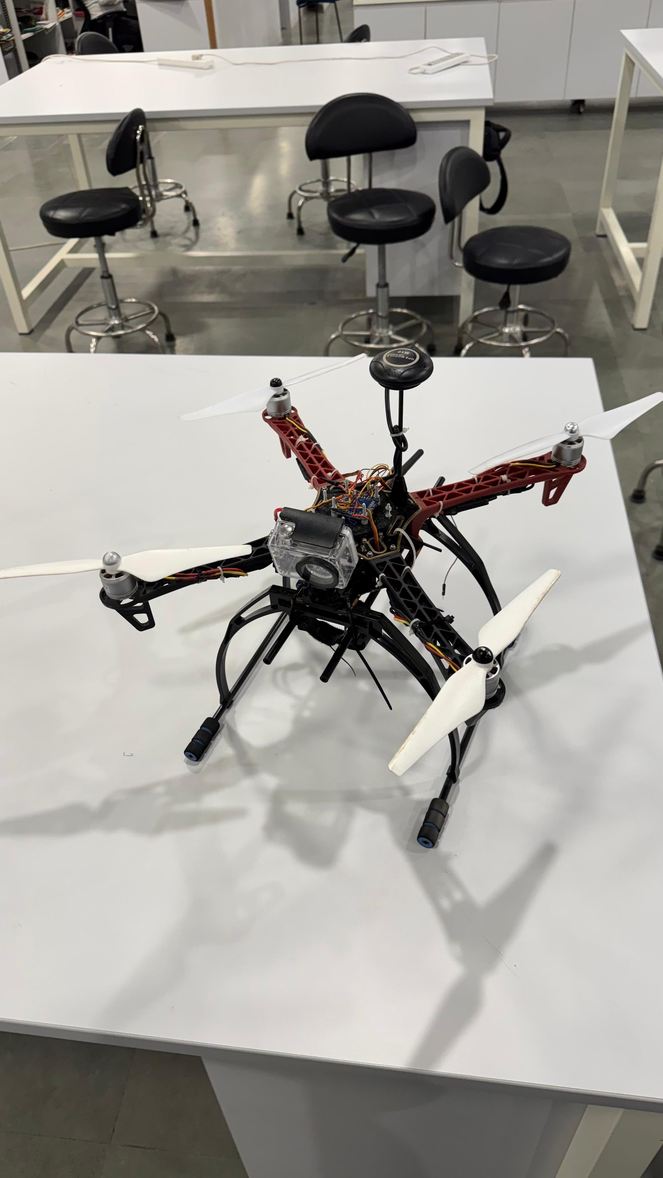 F450 Drone with ESP32 Command Parsing