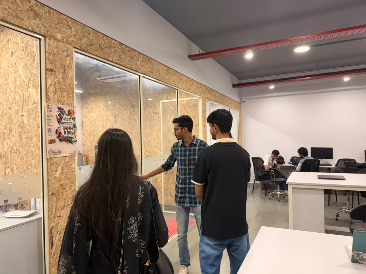 AIDC Lab Visit by Drone Van Pvt. Ltd.