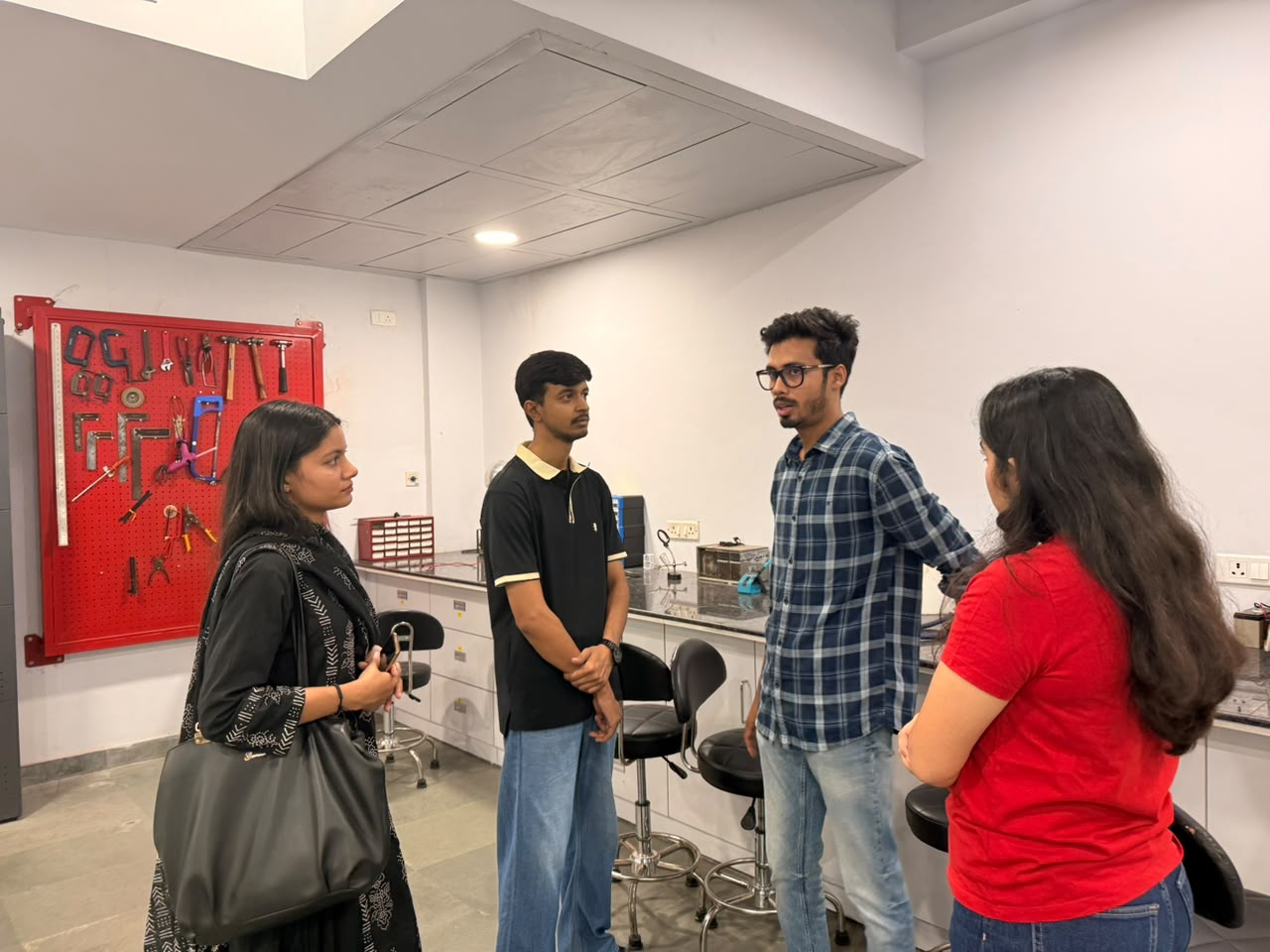 AIDC Lab Visit by Drone Van Pvt. Ltd.