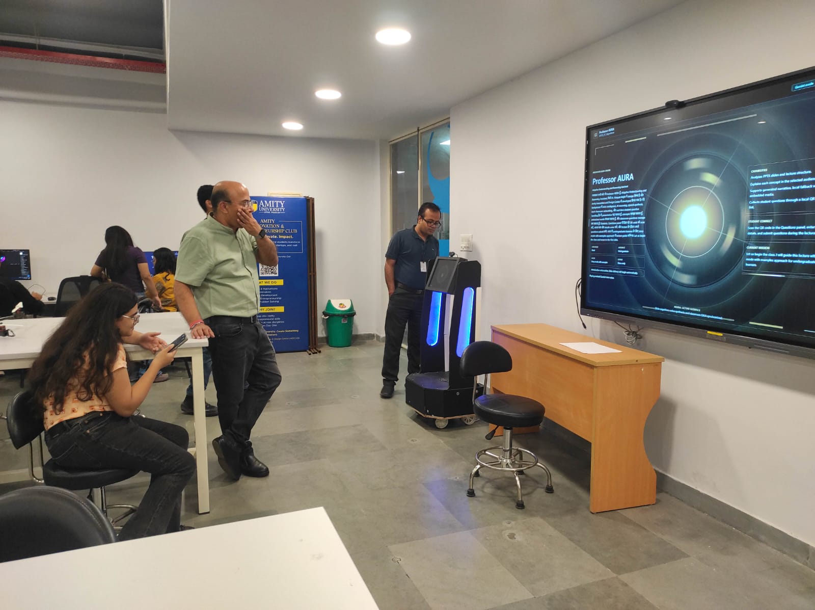 Visit the AIDC Lab at Gautam Buddha University, Noida, to learn about drone manufacturing and assembly.