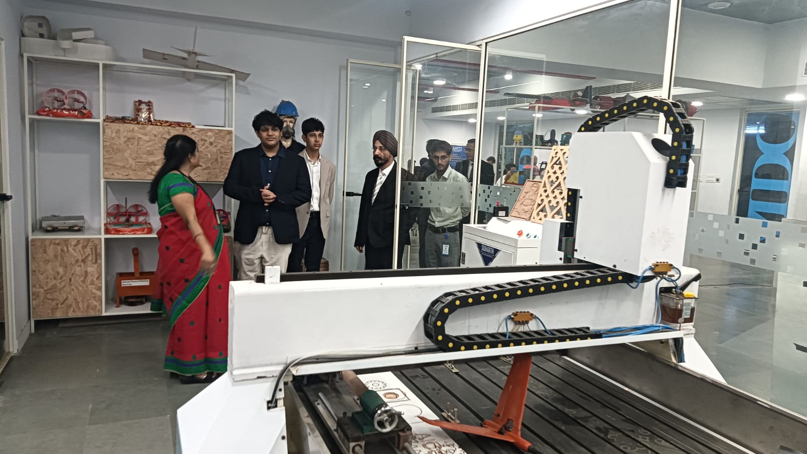 Visit to the AIDC Lab