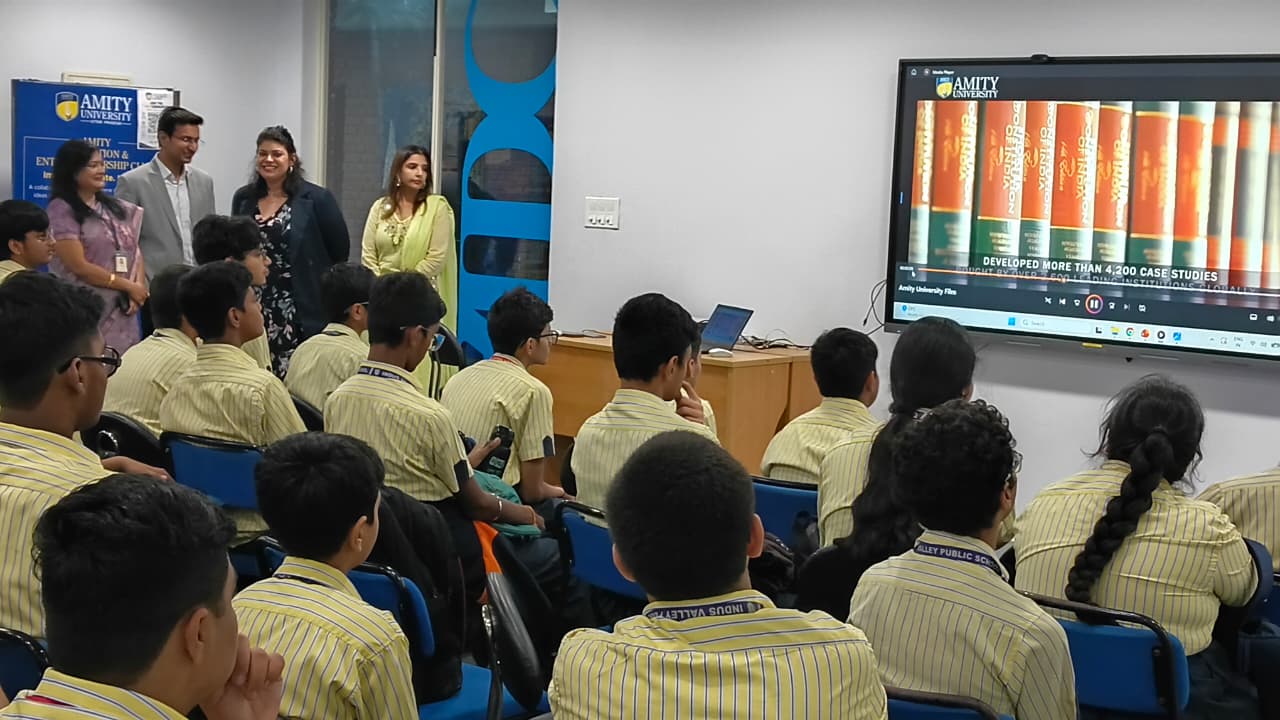 Campus Visit Students & Faculty INDUS VALLEY PUBLIC SCHOOL, NOIDA