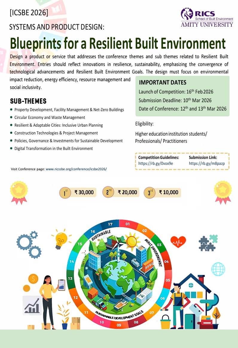 Competition 1: System and Product Design: Blueprints for a Resilient Built Environment