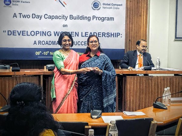 Prof. Anindita Sarkar wins the Best Participant award at UN Global Connect Workshop