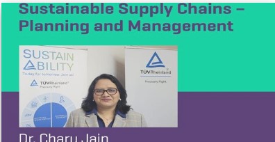 RICS SBE, Noida recently had the incredible privilege of hosting Dr. Charu Jain Sustainability Lead - Asia Pacific, Products at TUV Rheinland, for an insightful session on Sustainable Supply Chains – Planning and Management.