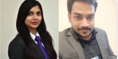 C Chandrashekhar and Vatsala Gupta, Init’l BD Mngr (OYO) & Asst. Mngr -Govt. Affairs (Emaar India)