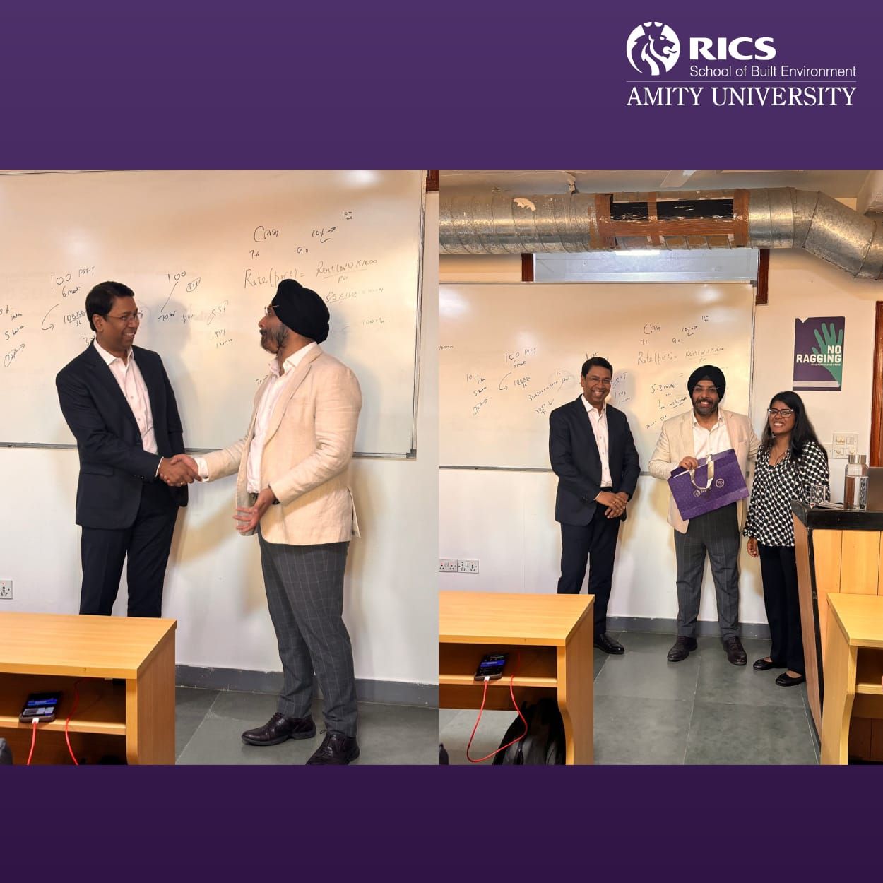 Leadership Lecture at RICS School of Built Environment, Amity University