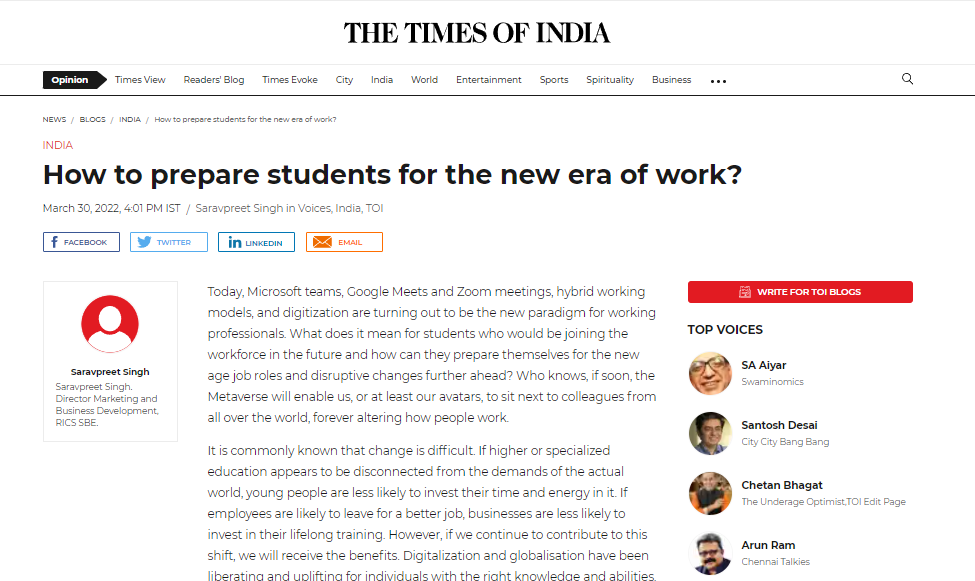 How to prepare students for the new era of work?