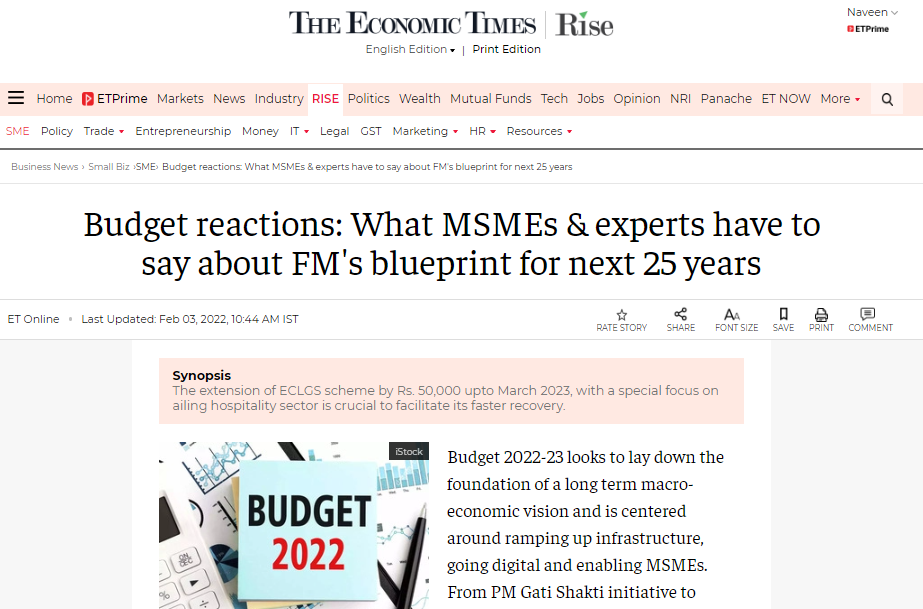 Budget reactions: What MSMEs & experts have to say about FM