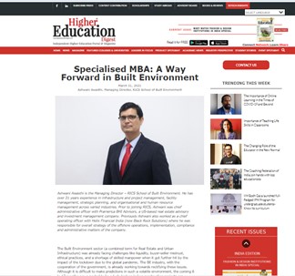 Specialised MBA: A Way Forward in Built Environment