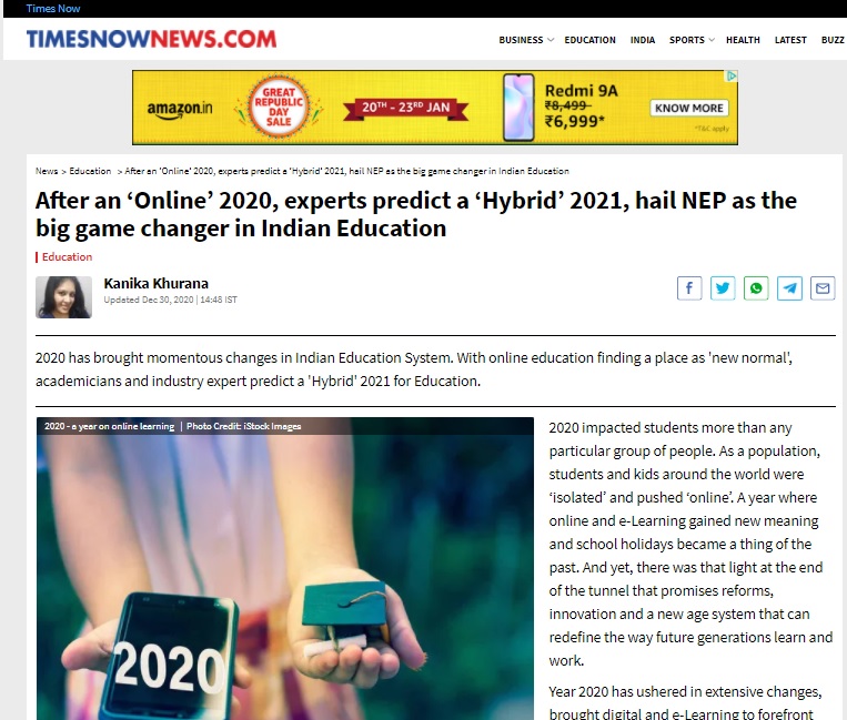 After an ‘Online’ 2020, experts predict a ‘Hybrid’ 2021