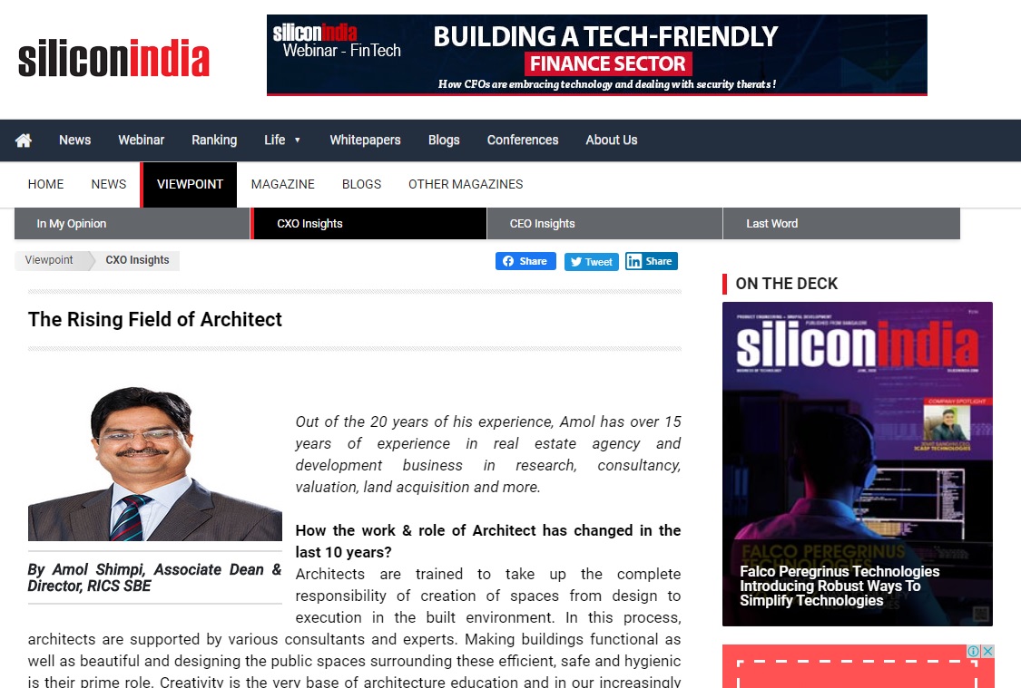 The Rising Field of Architect