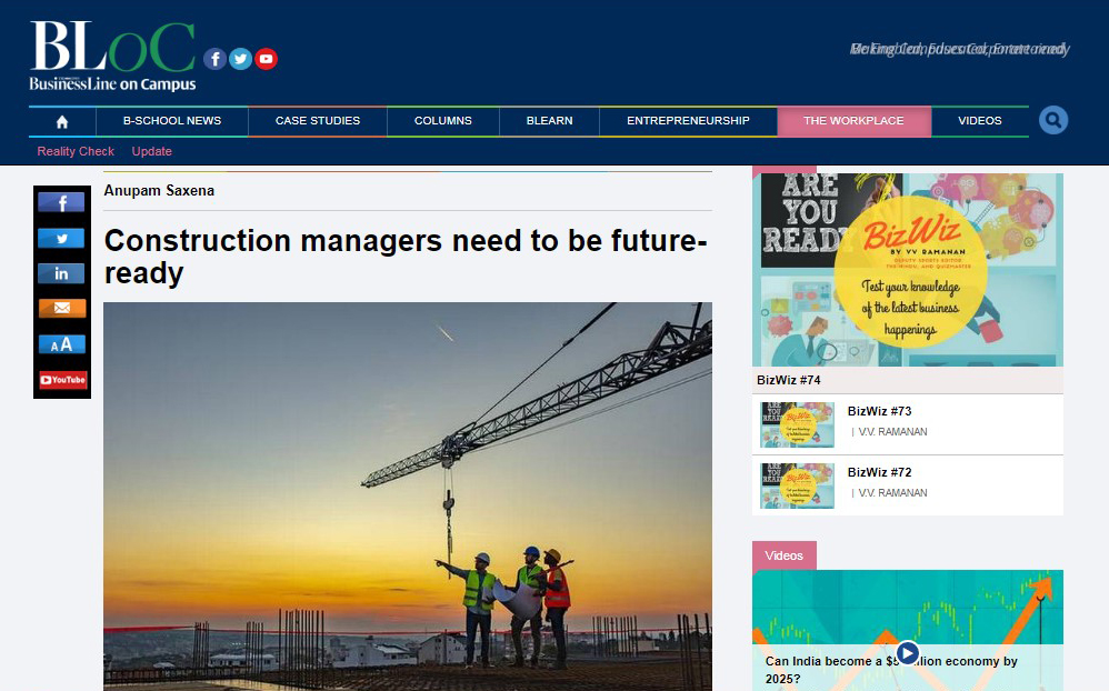 Construction managers need to be future-ready