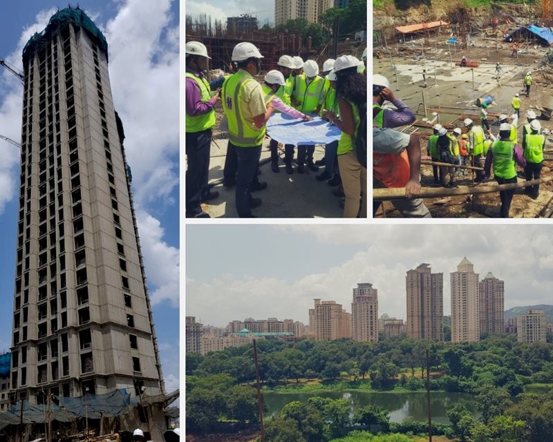 Site visit to Hiranandani Estate, Thane