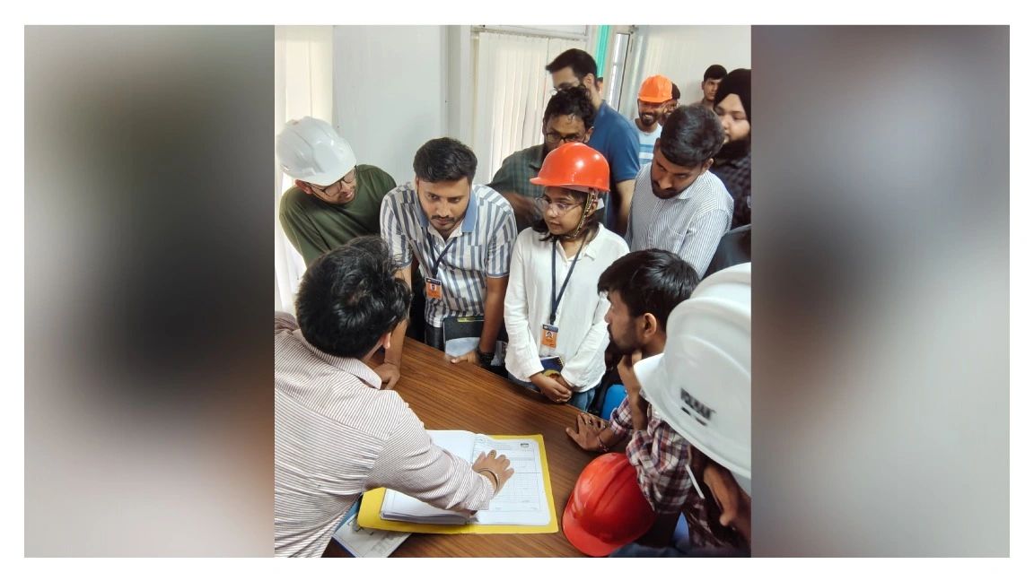 Site Visit inside Amity Campus